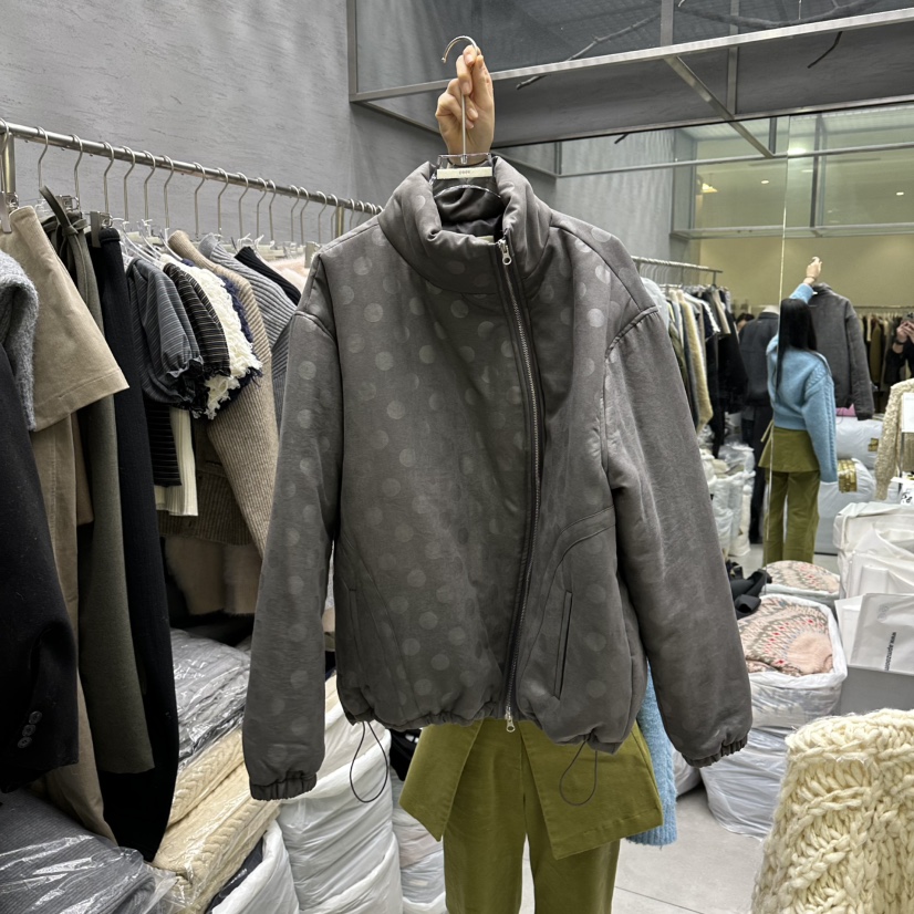 UOOV東大門㊣直郵女士新品真品時尚25秋冬休閑職業人氣夾克UOOV夾克圖色2