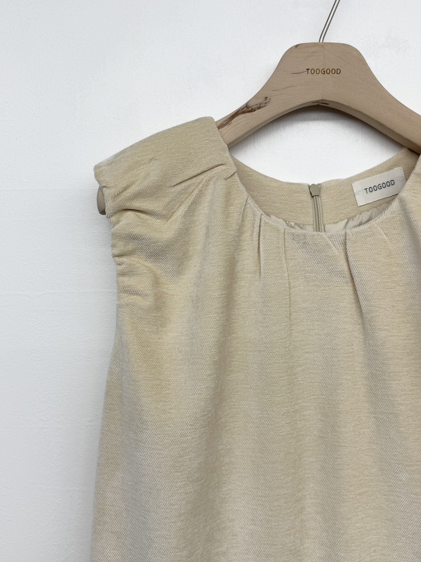 TOOGOOD東大門㊣直郵女裝新款時尚休閑推薦人氣連衣裙毛圈褶皺TOOGOOD連衣裙