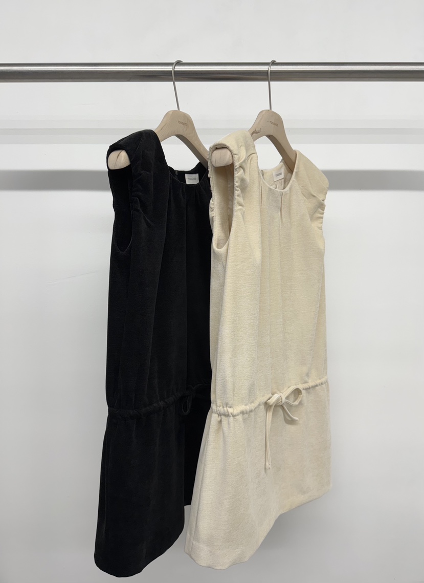 TOOGOOD東大門㊣直郵女裝新款時尚休閑推薦人氣連衣裙毛圈褶皺TOOGOOD連衣裙