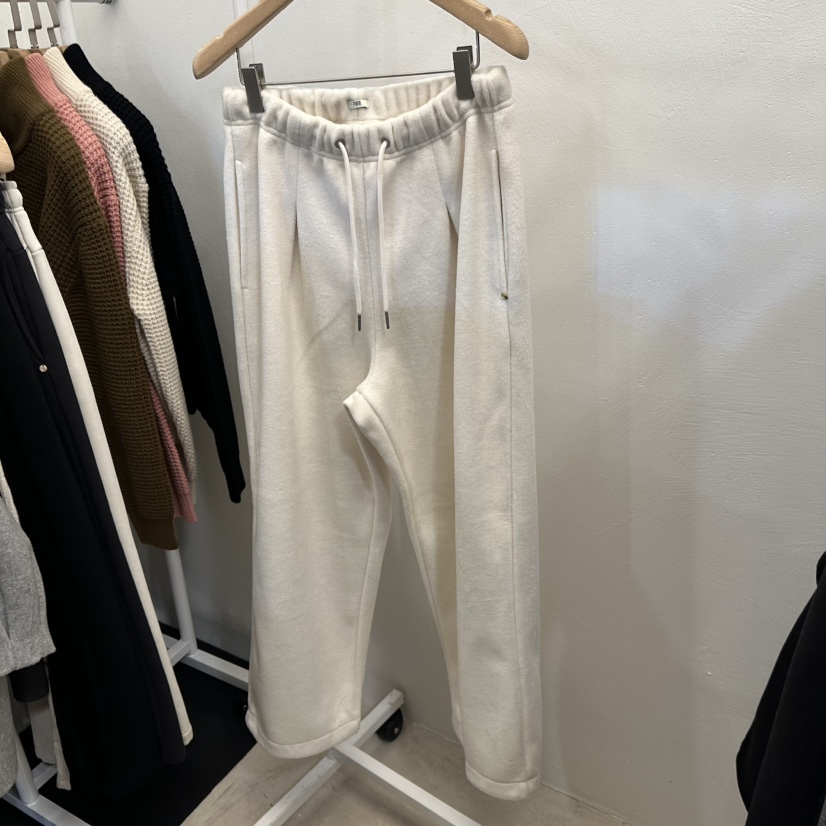 EGG東大門㊣代購女士新品真品人氣時尚推薦熱賣25秋冬休閑褲羊毛EGG-訂貨周期長休閑褲圖色3奶油色