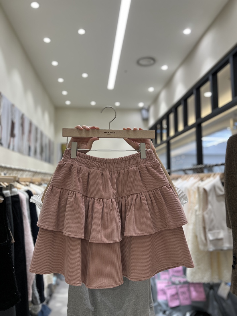 MARIE MARIE東大門㊣實拍女士新款職業真品推薦短裙荷葉邊MARIE MARIE短裙圖色1