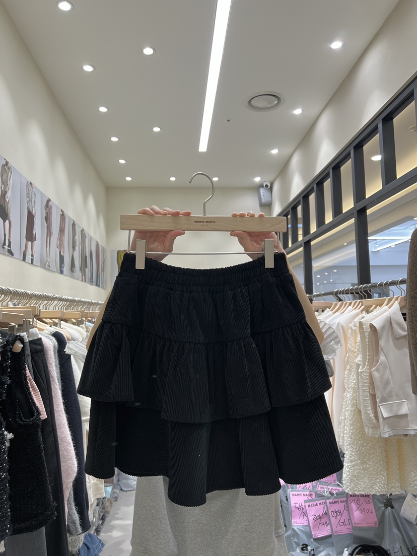 MARIE MARIE東大門㊣實拍女士新款職業真品推薦短裙荷葉邊MARIE MARIE短裙圖色3