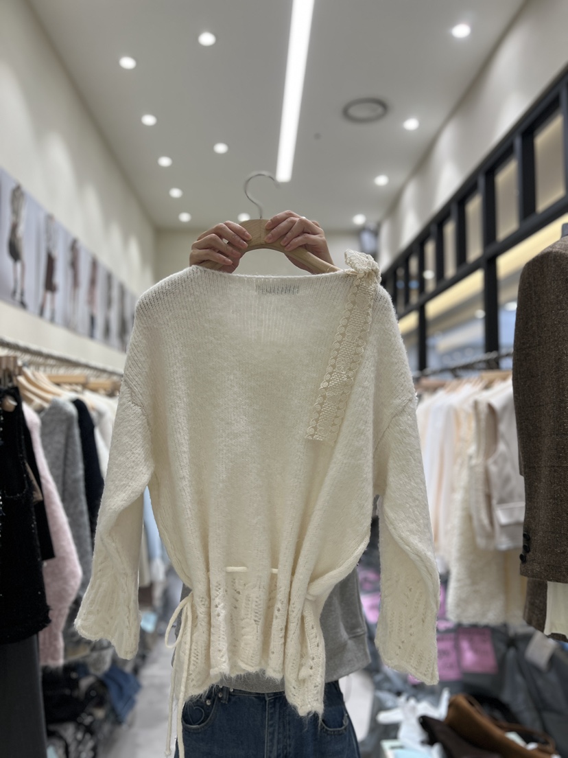 MARIE MARIE東大門㊣直郵女裝新品時尚真品熱賣針織衫蕾絲MARIE MARIE針織衫