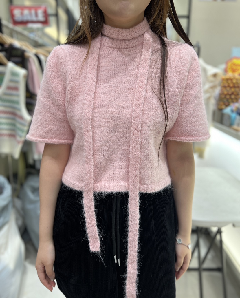 MARIE MARIE韓國直郵㊣女裝新款職業人氣真品針織衫含脖帶MARIE MARIE針織衫圖色3