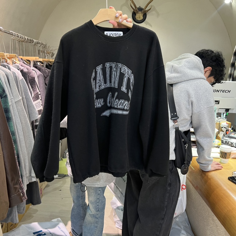 BLACKFRIDAY韓國代購㊣女裝新品熱賣真品休閑人氣時尚推薦衛衣BLACK FRIDAY衛衣圖色4