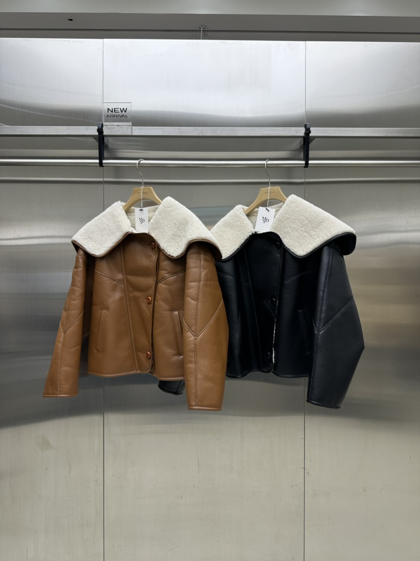 MYDRESS韓國代購㊣女裝新款熱賣真品職業25秋冬休閑時尚皮衣MYDRESS皮衣