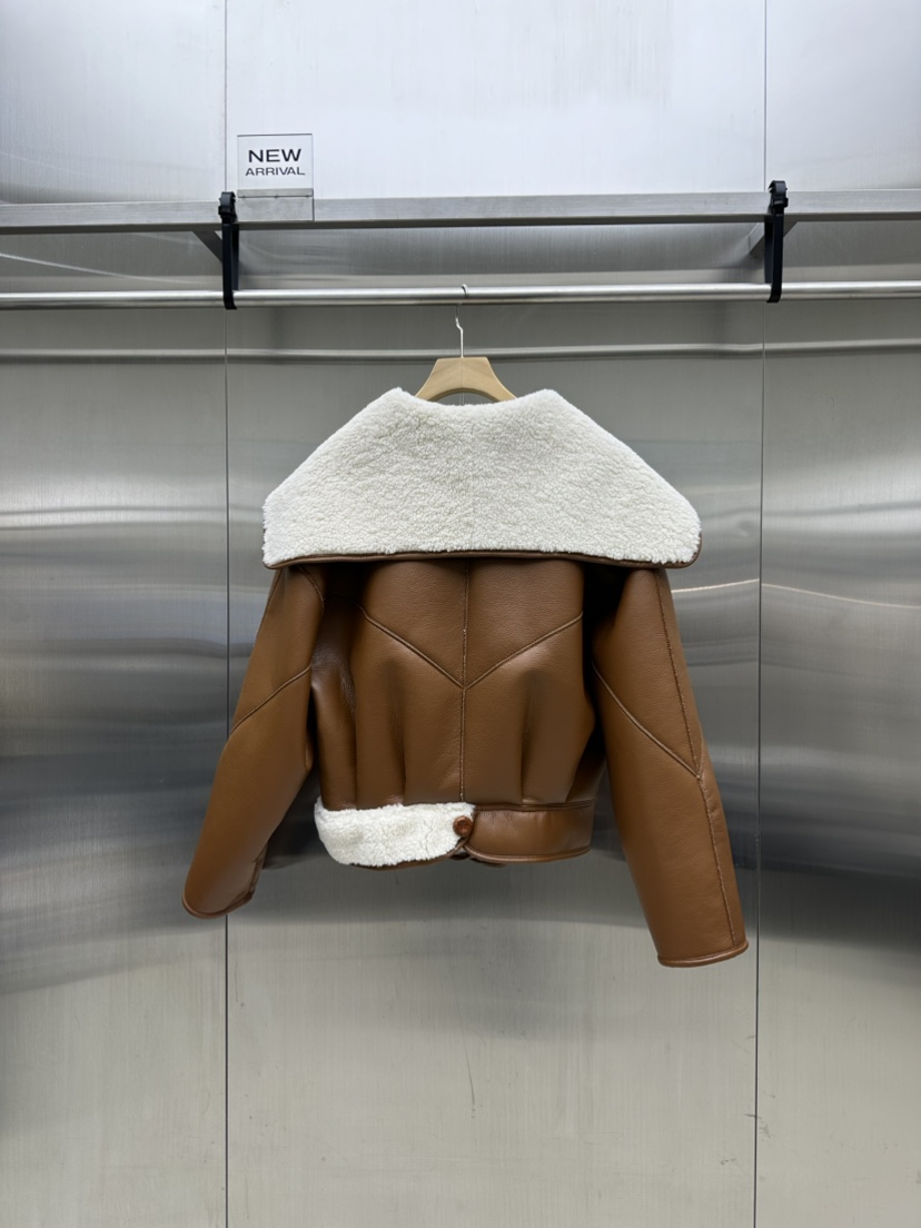 MYDRESS韓國代購㊣女裝新款熱賣真品職業25秋冬休閑時尚皮衣MYDRESS皮衣