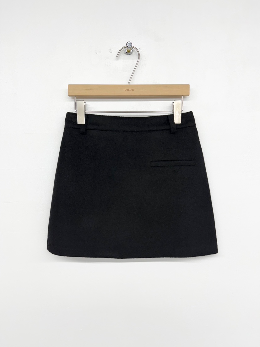 TOOGOOD韓國直郵㊣女裝新款25秋冬人氣休閑熱賣真品短裙絲絨TOOGOOD短裙圖色2