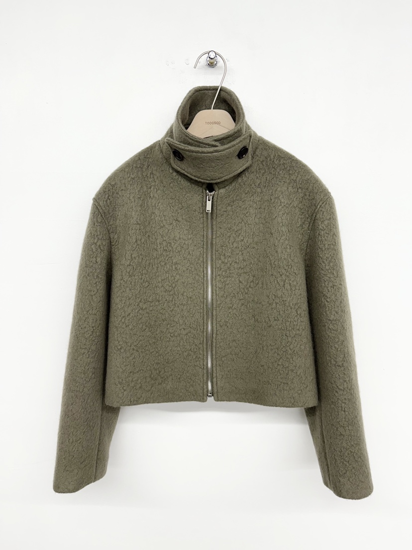 TOOGOOD東大門㊣實拍女裝新款人氣職業推薦時尚25秋冬短款大衣TOOGOOD短款大衣