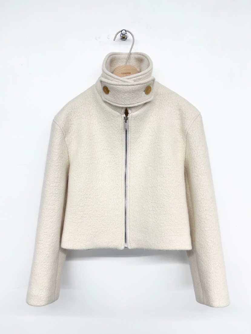 TOOGOOD東大門㊣實拍女裝新款人氣職業推薦時尚25秋冬短款大衣TOOGOOD短款大衣圖色2