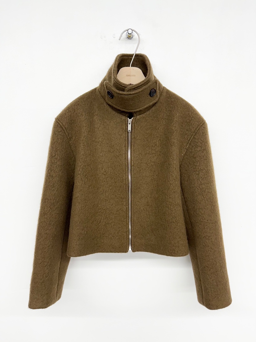 TOOGOOD東大門㊣實拍女裝新款人氣職業推薦時尚25秋冬短款大衣TOOGOOD短款大衣圖色3