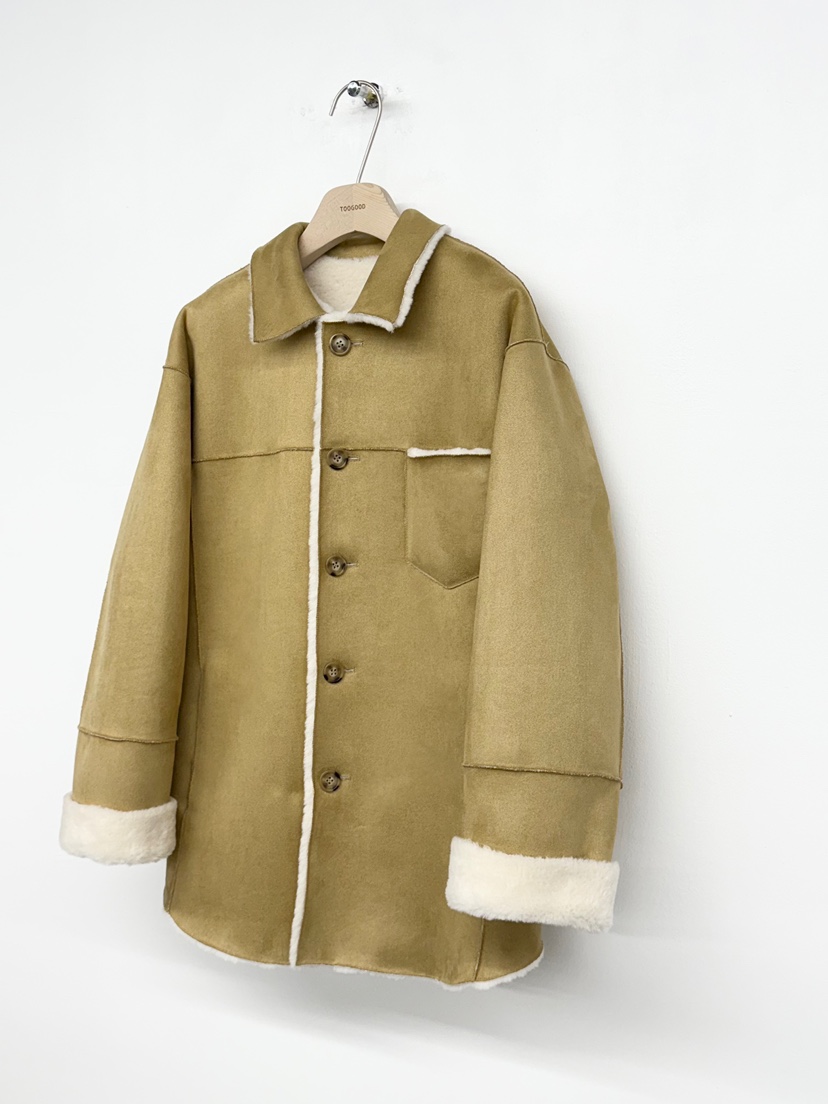 TOOGOOD東大門㊣直郵女裝新款職業熱賣休閑25秋冬短款大衣口袋TOOGOOD短款大衣