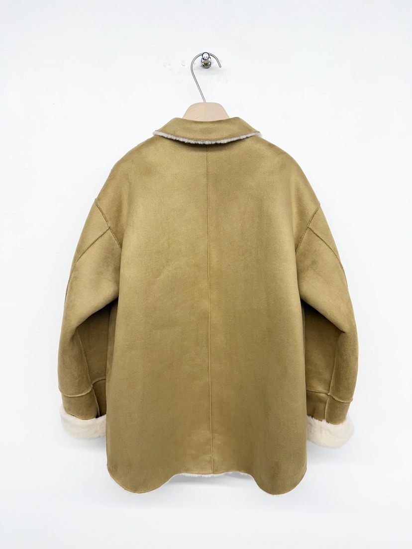 TOOGOOD東大門㊣直郵女裝新款職業熱賣休閑25秋冬短款大衣口袋TOOGOOD短款大衣