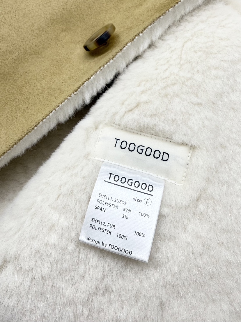 TOOGOOD東大門㊣直郵女裝新款職業熱賣休閑25秋冬短款大衣口袋TOOGOOD短款大衣