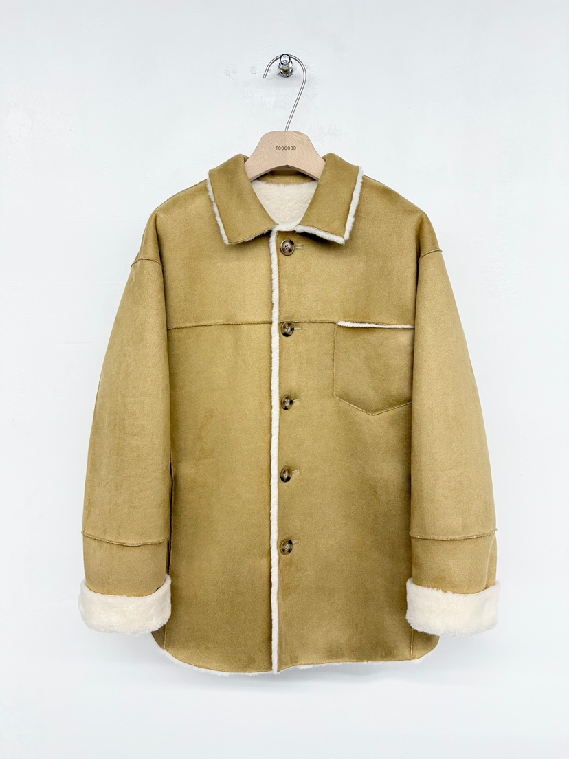 TOOGOOD東大門㊣直郵女裝新款職業熱賣休閑25秋冬短款大衣口袋TOOGOOD短款大衣