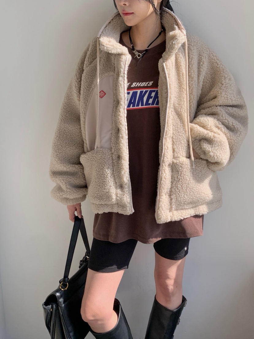 DAVICHI東大門㊣代購女裝新款真品25秋冬職業推薦休閑夾克高領DAVICHI夾克