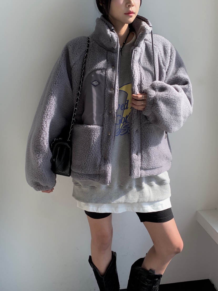 DAVICHI東大門㊣代購女裝新款真品25秋冬職業推薦休閑夾克高領DAVICHI夾克