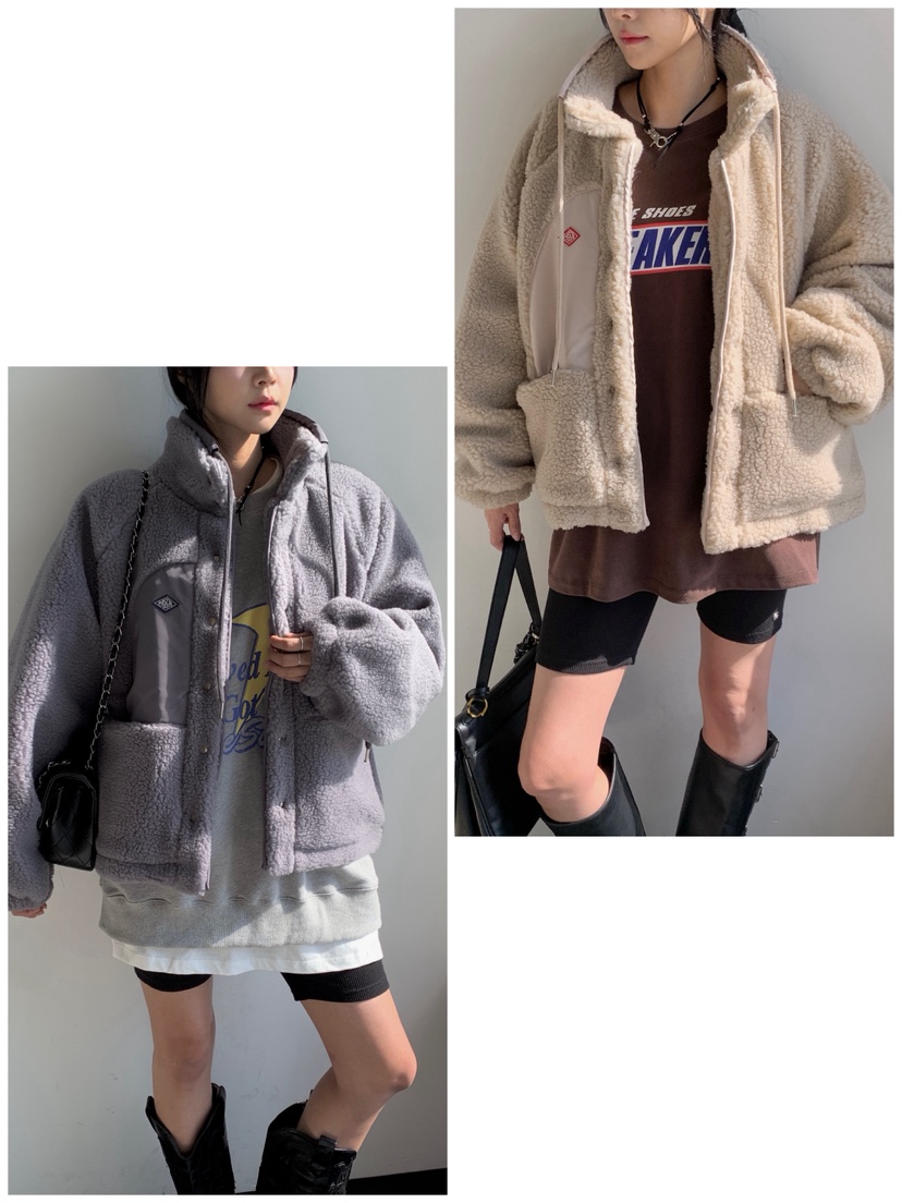 DAVICHI東大門㊣代購女裝新款真品25秋冬職業推薦休閑夾克高領DAVICHI夾克