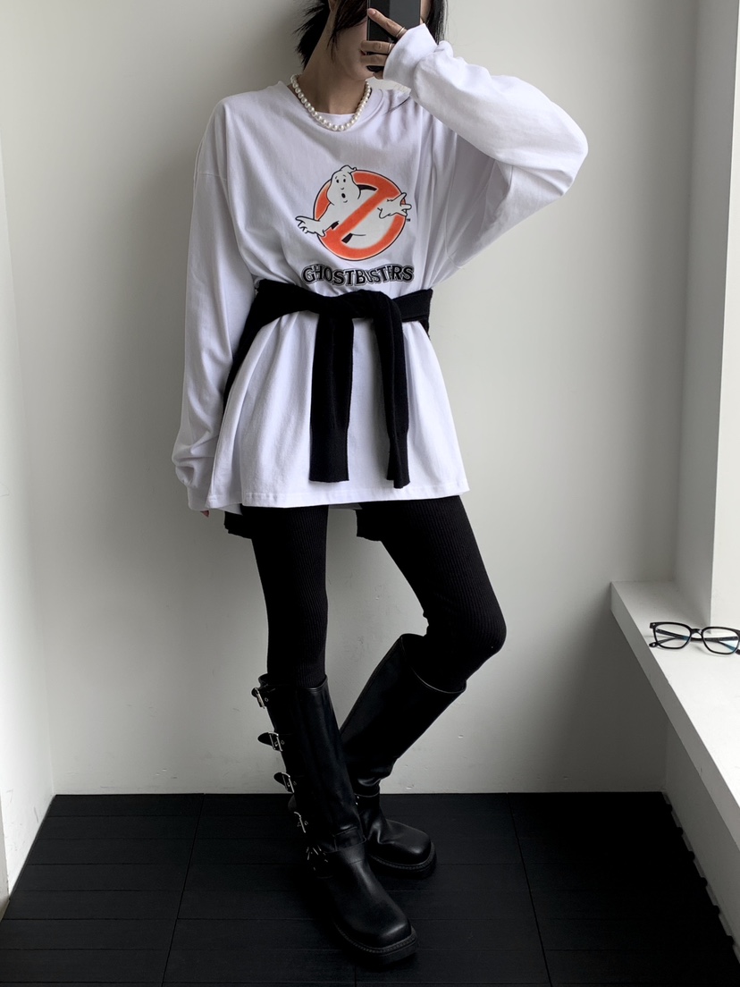 DAVICHI韓國直郵㊣女裝新品休閑25秋冬熱賣人氣真品長袖T恤DAVICHI長袖T恤