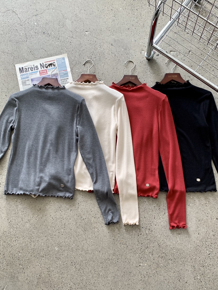 DAVICHI東大門㊣實拍女裝新品真品人氣休閑推薦熱賣長袖T恤DAVICHI長袖T恤