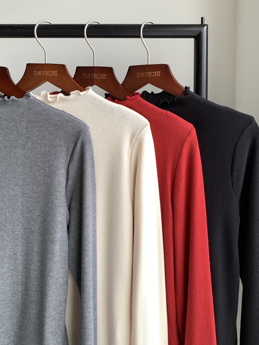 DAVICHI東大門㊣實拍女裝新品真品人氣休閑推薦熱賣長袖T恤DAVICHI長袖T恤