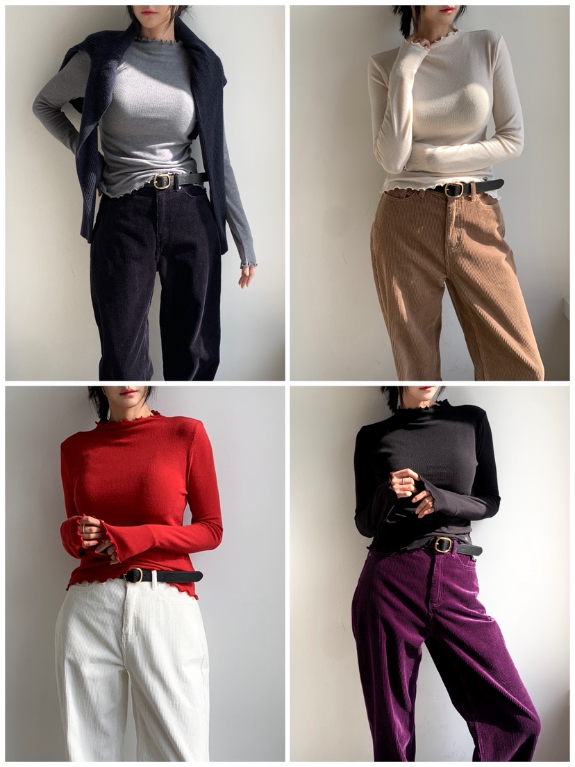 DAVICHI東大門㊣實拍女裝新品真品人氣休閑推薦熱賣長袖T恤DAVICHI長袖T恤