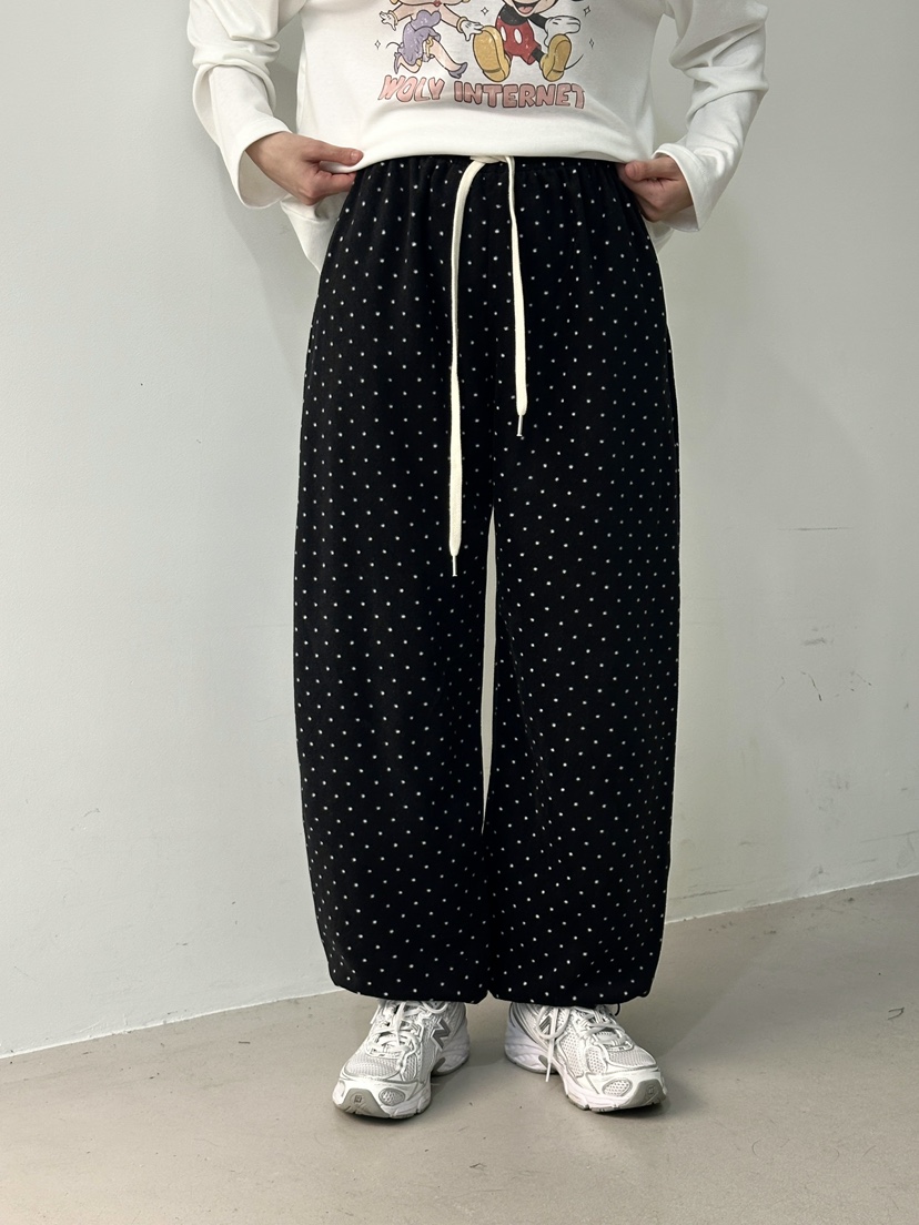 PEPPER-L東大門㊣實拍女裝新品時尚熱賣推薦真品休閑褲加絨PEPPER休閑褲