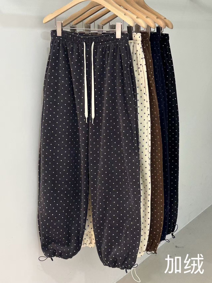 PEPPER-L東大門㊣實拍女裝新品時尚熱賣推薦真品休閑褲加絨PEPPER休閑褲