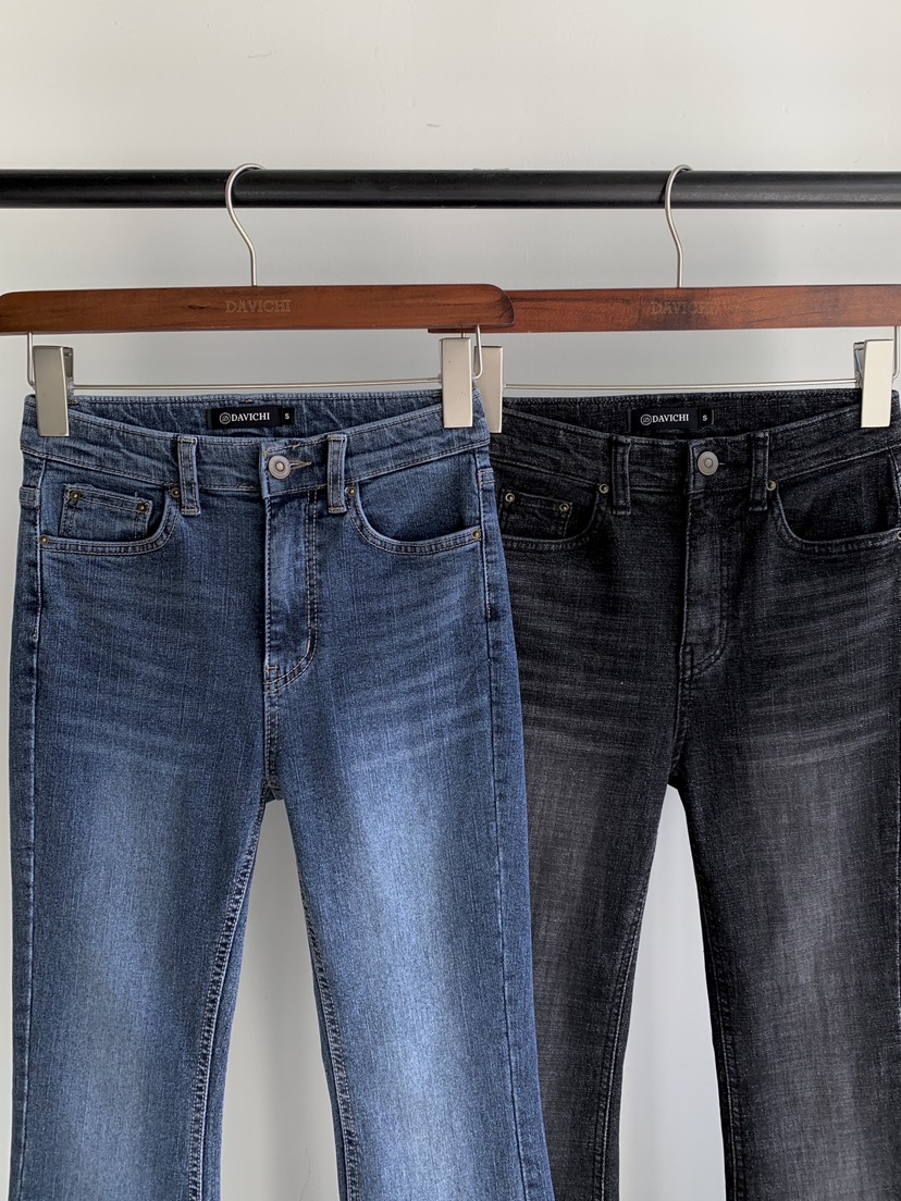 DAVICHI東大門㊣直郵女裝新款職業人氣休閑真品推薦熱賣牛仔褲DAVICHI牛仔褲