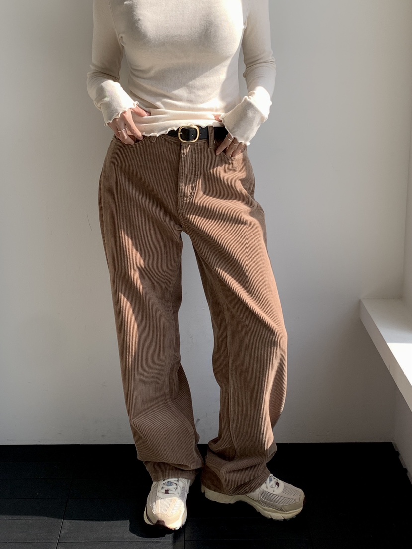 DAVICHI東大門㊣實拍女士新品休閑推薦真品休閑褲含隨機腰帶DAVICHI休閑褲