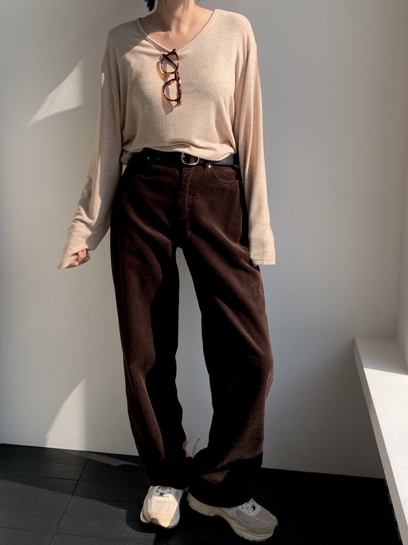 DAVICHI東大門㊣實拍女士新品休閑推薦真品休閑褲含隨機腰帶DAVICHI休閑褲