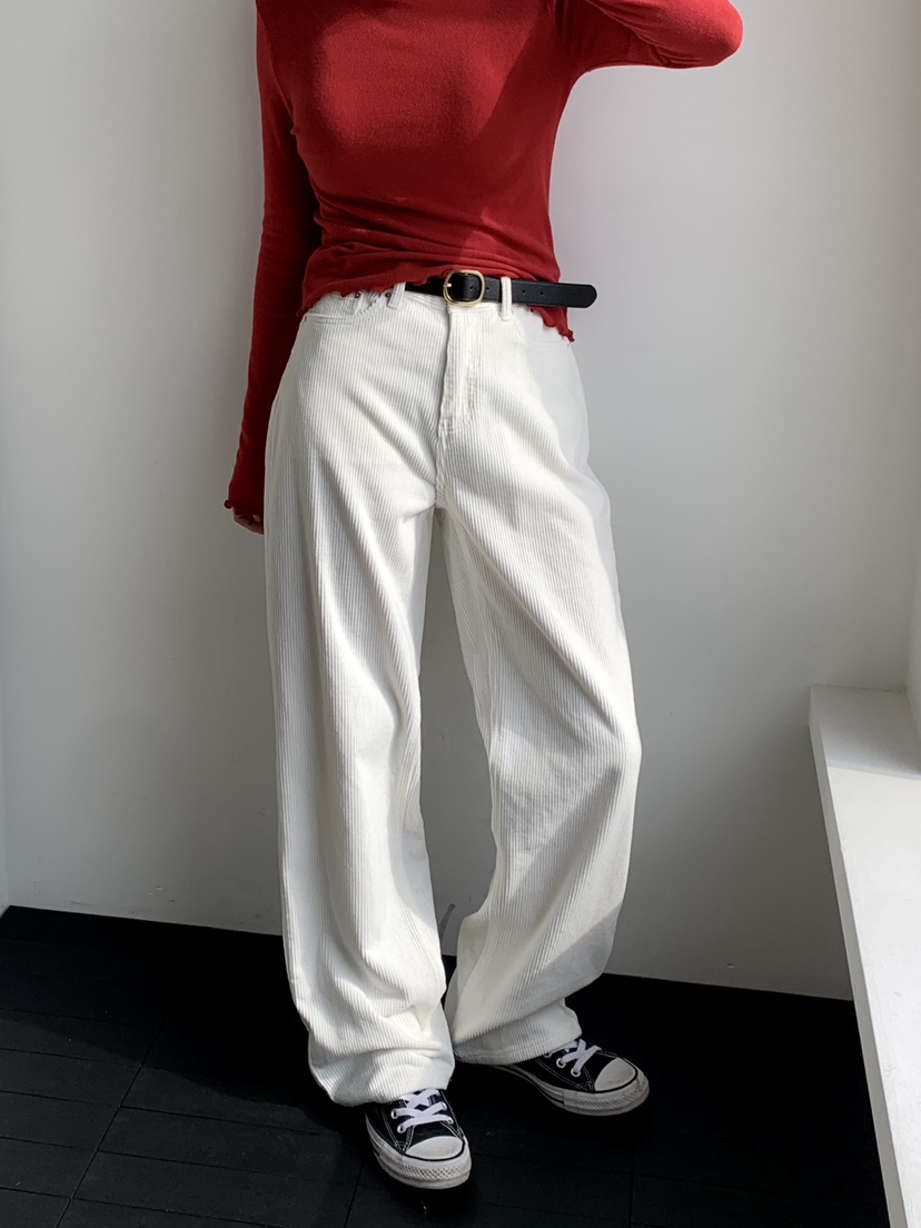 DAVICHI東大門㊣實拍女士新品休閑推薦真品休閑褲含隨機腰帶DAVICHI休閑褲