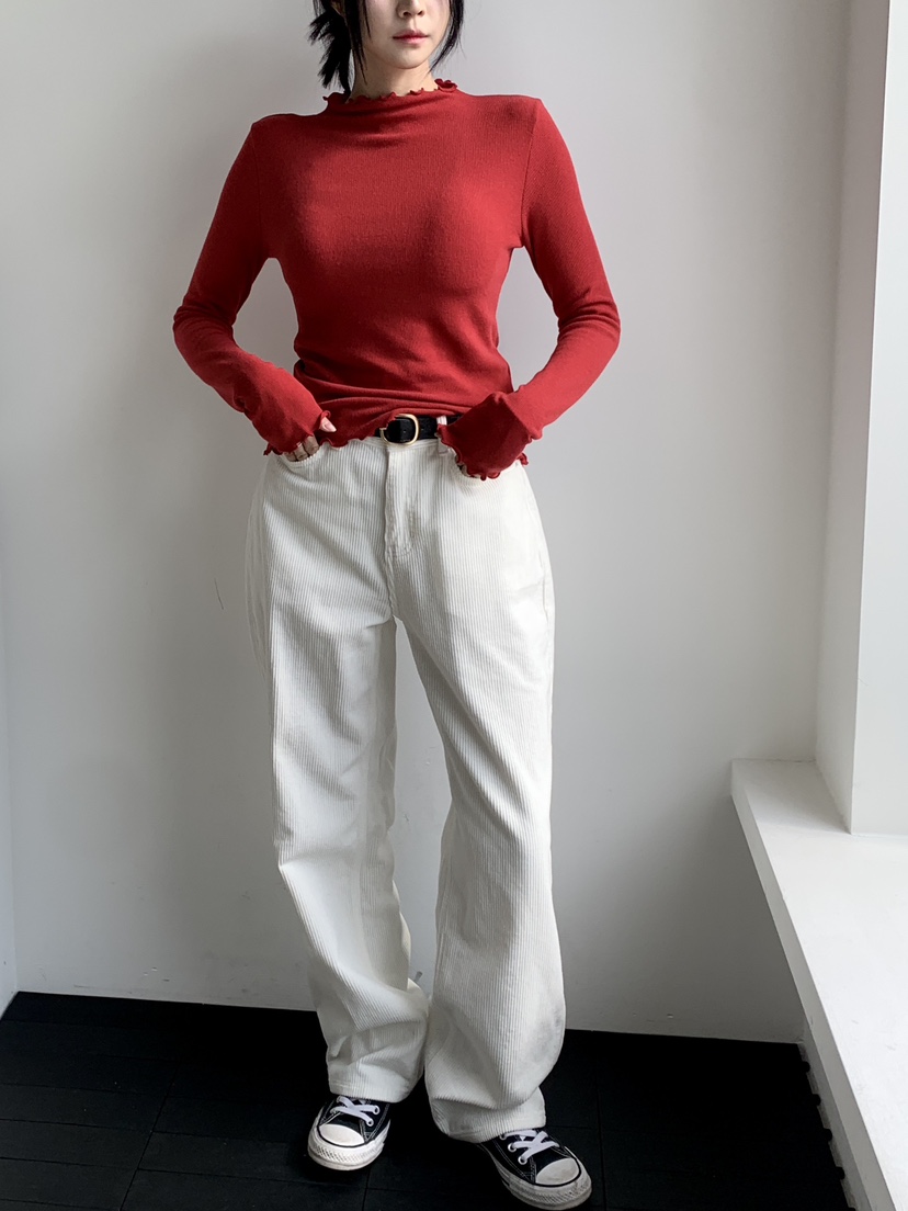 DAVICHI東大門㊣實拍女士新品休閑推薦真品休閑褲含隨機腰帶DAVICHI休閑褲