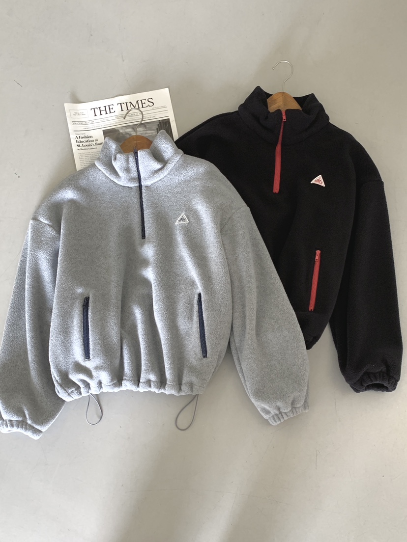 DAVICHI東大門㊣直郵女裝新款時尚25秋冬職業人氣真品衛衣拉鏈DAVICHI衛衣