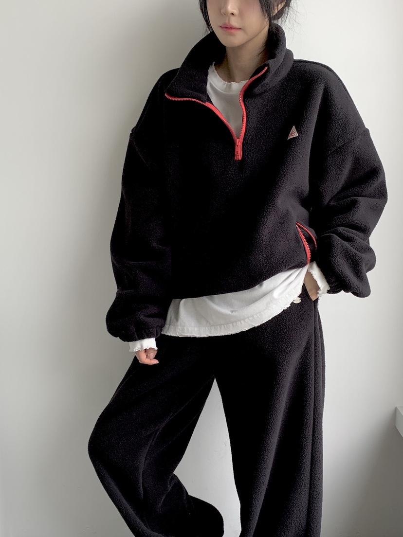 DAVICHI東大門㊣直郵女裝新款時尚25秋冬職業人氣真品衛衣拉鏈DAVICHI衛衣