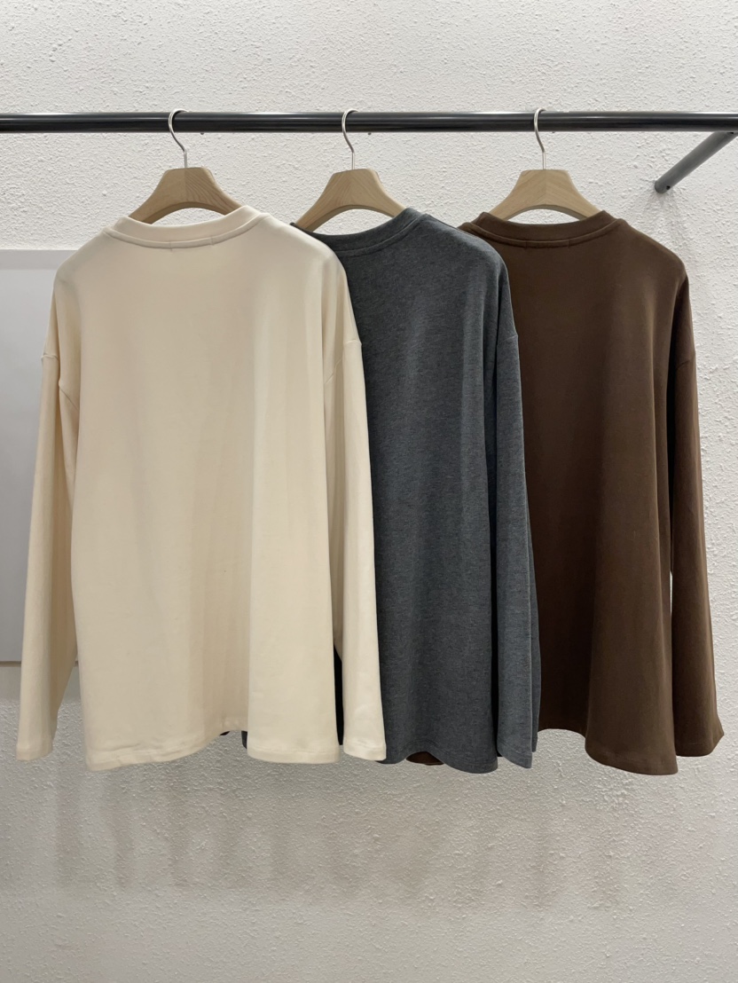 EGGPLANT東大門㊣直郵女士新品25秋冬時尚人氣真品熱賣長袖T恤EGGPLANT長袖T恤