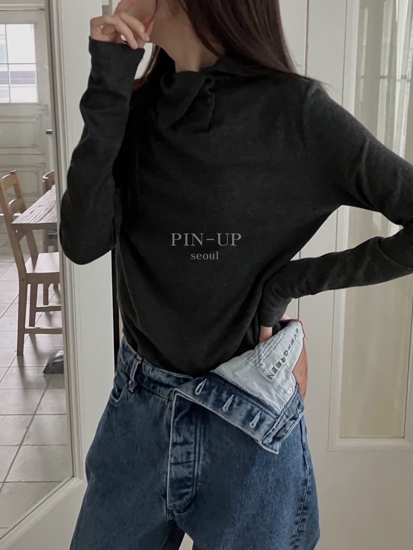 PIN-UP東大門㊣直郵女裝新品休閑推薦熱賣25秋冬人氣長袖T恤PIN-UP長袖T恤