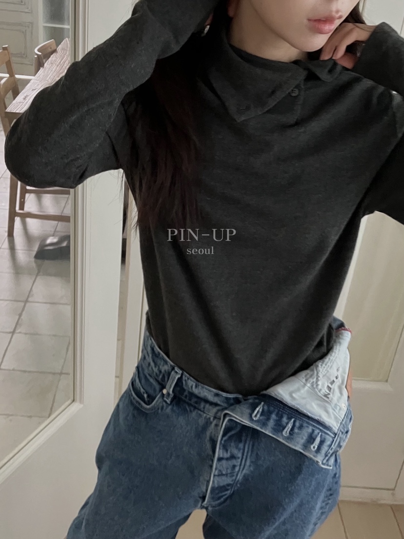PIN-UP東大門㊣直郵女裝新品休閑推薦熱賣25秋冬人氣長袖T恤PIN-UP長袖T恤