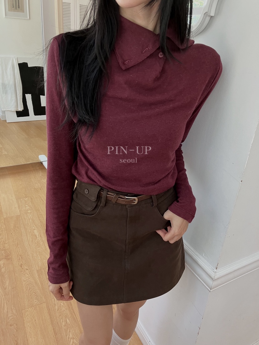 PIN-UP東大門㊣直郵女裝新品休閑推薦熱賣25秋冬人氣長袖T恤PIN-UP長袖T恤