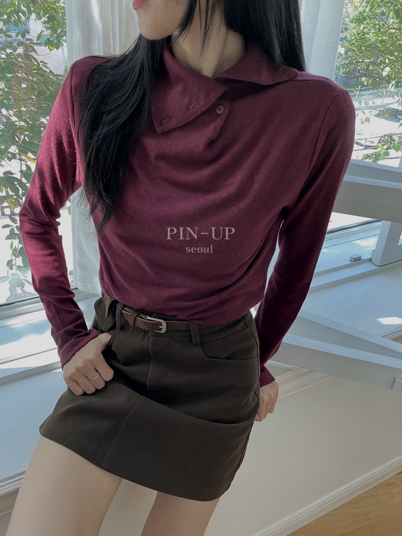 PIN-UP東大門㊣直郵女裝新品休閑推薦熱賣25秋冬人氣長袖T恤PIN-UP長袖T恤