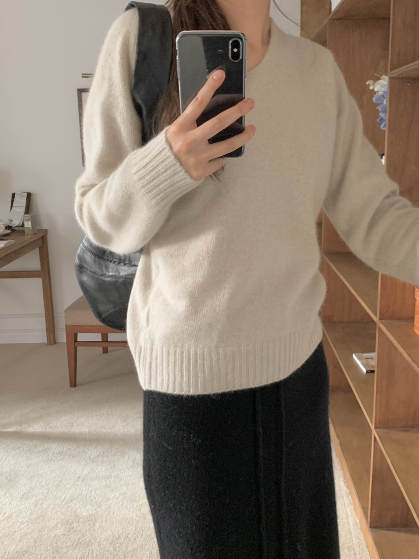 LEGACY韓國代購㊣女裝新品熱賣人氣時尚休閑25秋冬針織衫V領浣熊LEGACY針織衫