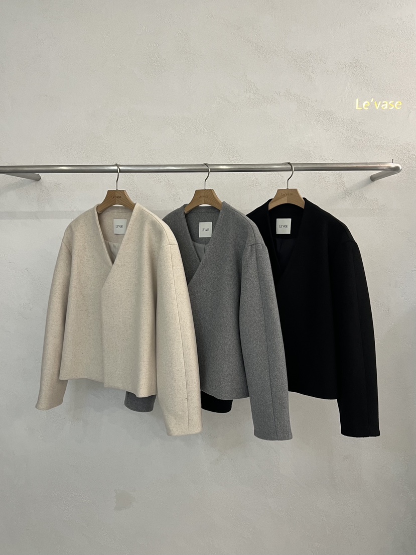 LE VASE東大門㊣實拍女士新品25秋冬推薦職業休閑熱賣夾克LE VASE夾克