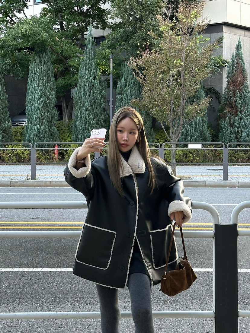 ZEROZERO東大門㊣代購女士新款時尚真品夾克里外穿皮革雙面ZEROZERO夾克