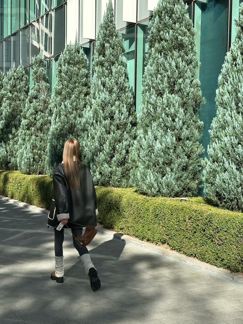 ZEROZERO東大門㊣代購女士新款時尚真品夾克里外穿皮革雙面ZEROZERO夾克