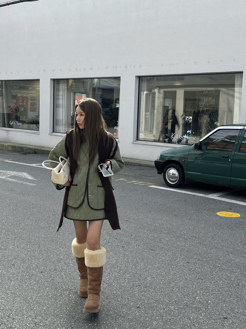 ZEROZERO韓國代購㊣女裝新品休閑人氣熱賣職業夾克燈芯絨絎縫ZEROZERO夾克