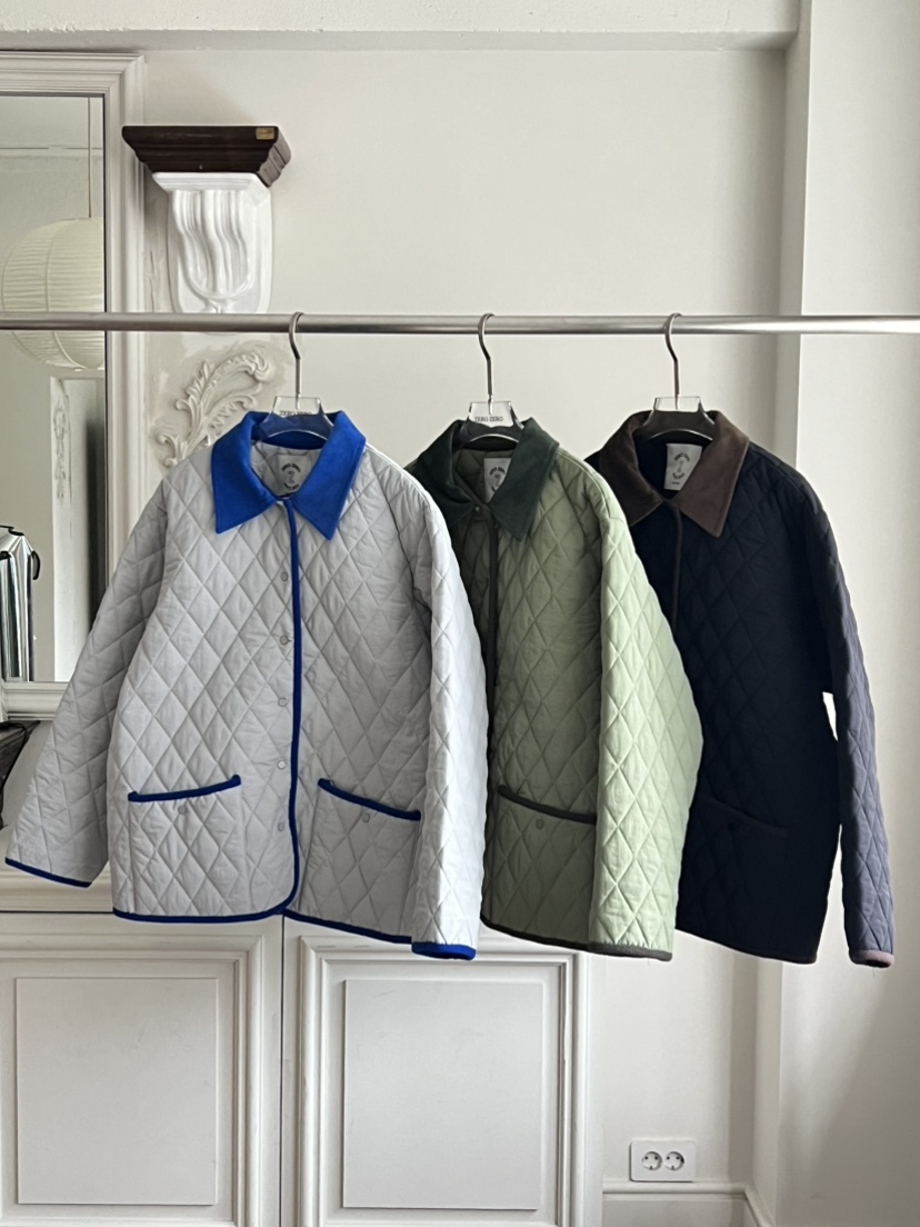 ZEROZERO韓國代購㊣女裝新品休閑人氣熱賣職業夾克燈芯絨絎縫ZEROZERO夾克