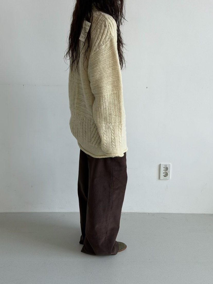 MINIMUZE東大門㊣直郵女士新品時尚25秋冬推薦毛衣復古寬松MINIMUZE毛衣