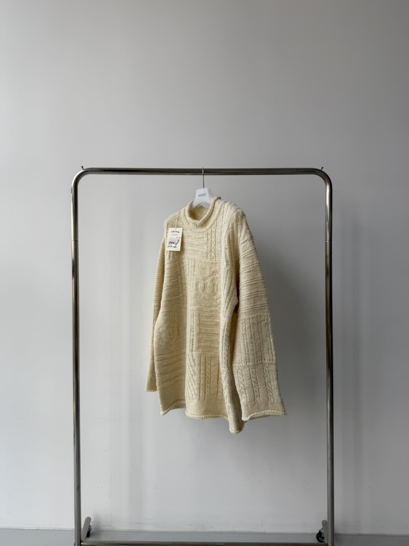 MINIMUZE東大門㊣直郵女士新品時尚25秋冬推薦毛衣復古寬松MINIMUZE毛衣圖色2