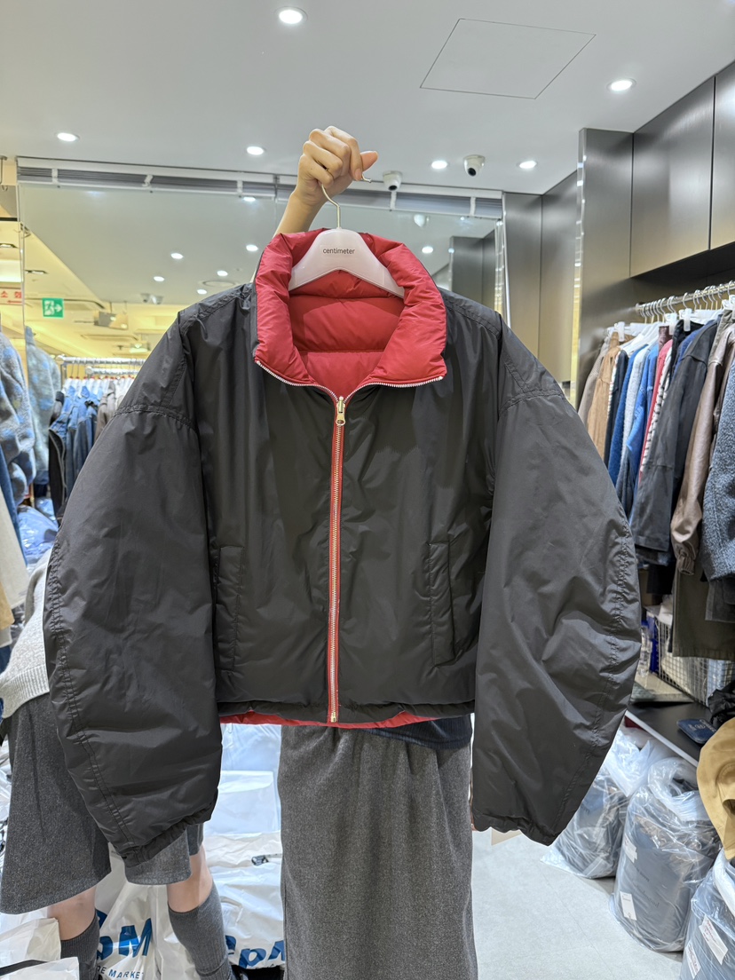 CM東大門㊣代購女裝新品休閑熱賣人氣25秋冬短款棉服雙面鴨絨CM_centimeter短款棉服圖色1