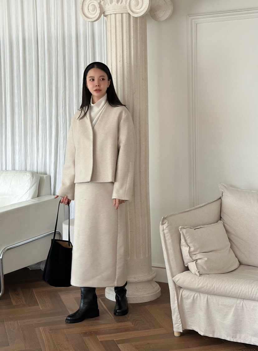 LE VASE東大門㊣實拍女士新品熱賣時尚休閑人氣半身裙中短裙LE VASE半身裙/中短裙